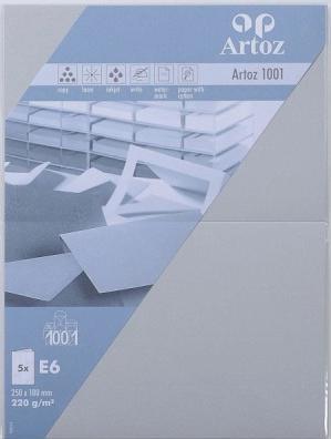 Immagine prodotto Artoz 1001 carte grigio chiaro (E6, 220 g/m², 5 x)