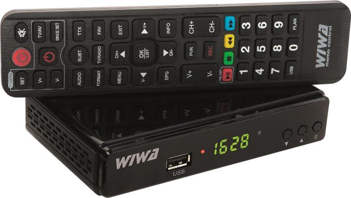 Image du produit Wiwa Esperanza EV104 TV set-top box Cable Black - H.265 - DVB-T (DVB-T, DVB-T2)