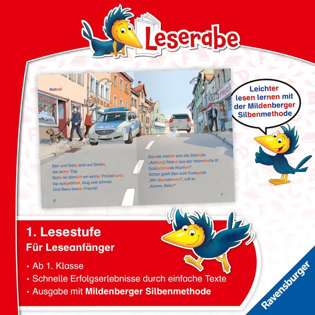 Produktbild Ravensburger Polizeihund Bolle im Einsatz (Deutsch, Katja Reider, Daniel Sohr, 2021)