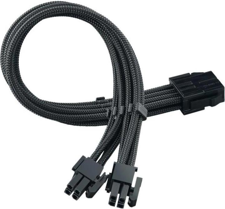 Silverstone Cavo di prolunga 8-8(4+4)Pin 0,08mm nero
