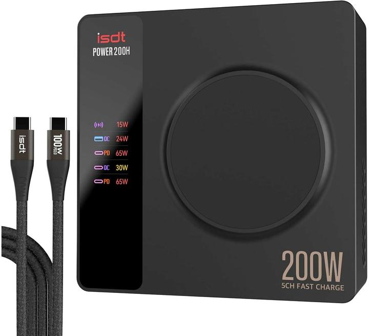 Isdt Ladegerät Power 200 H USB-C PD3.0 100W (100 W)