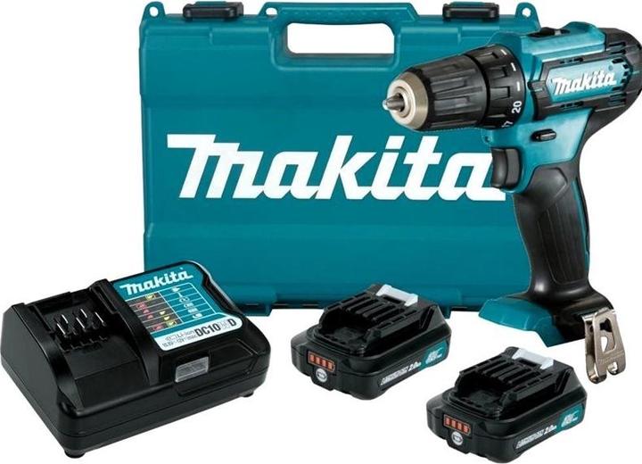 Immagine prodotto Makita Trapano avvitatore a batteria DF333DWAE 10.8V 2x2.0Ah (Batteria ricaricabile)
