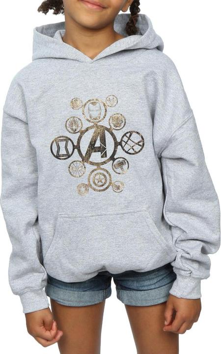 Actual product image Girls Avengers Infinity War Icons Hoodie (152, 158)
