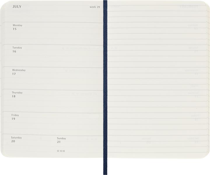 Produktbild Moleskine Notizkalender (A6, Englisch)