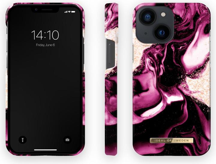 Actual product image iDeal Of Sweden Designer Hard Cover Golden Ruby (Apple iPhone 13 mini)