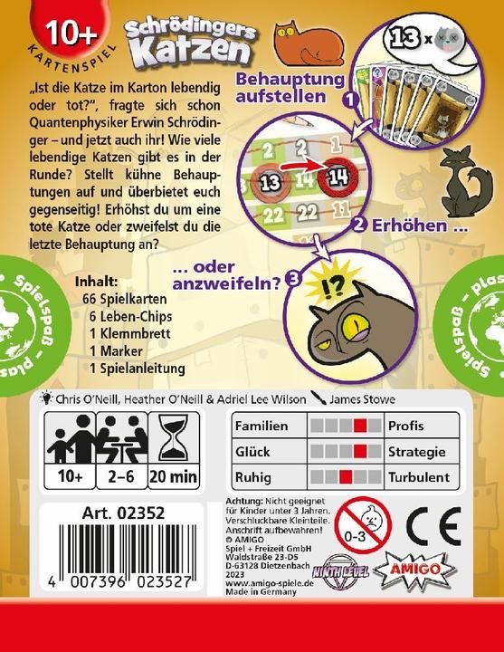 Immagine prodotto Amigo I gatti di Schrödinger (Tedesco)