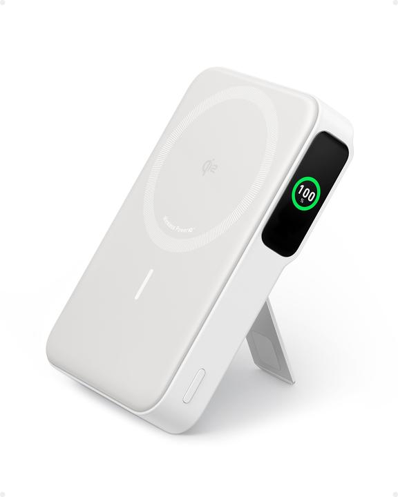 Produktbild Anker 633 magnetic Wireless Powerbank 15W 10000mAh 27W USB-C Port white (10000 mAh, 27 W, 27 Wh)