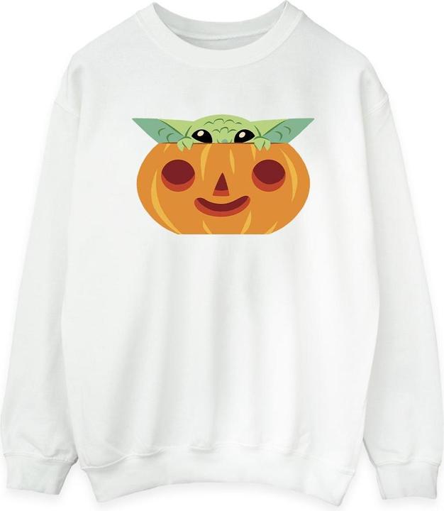 Actual product image Star Wars Womens/Ladies Grogu Pumpkin Sweatshirt (3XL)