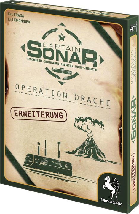 Actual product image Pegasus 57014G - Captain Sonar: Operation Dragon (), 4-8 players, from 10 years (extension, DE edition) (German)