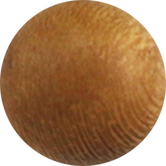 Actual product image Star Piercing Teak ball (Organic, without brass)