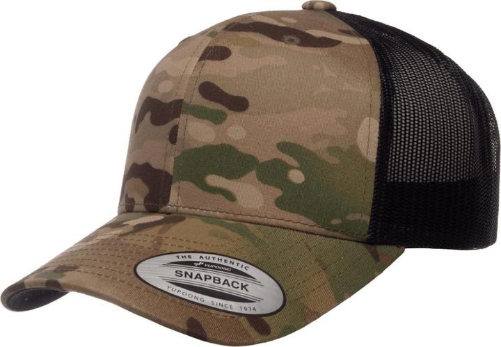 Flexfit Multicam Retro Trucker Kappe (One Size)