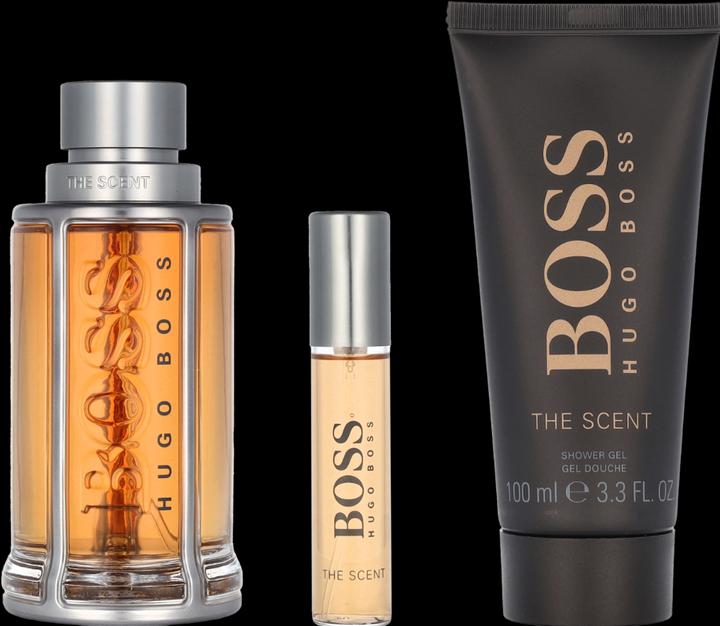 Actual product image Hugo Boss The Scent Gift Set - Eau De Toilette 100 Ml, Miniature Eau De Toilette 10 Ml, And Shower G (Fragrance set)