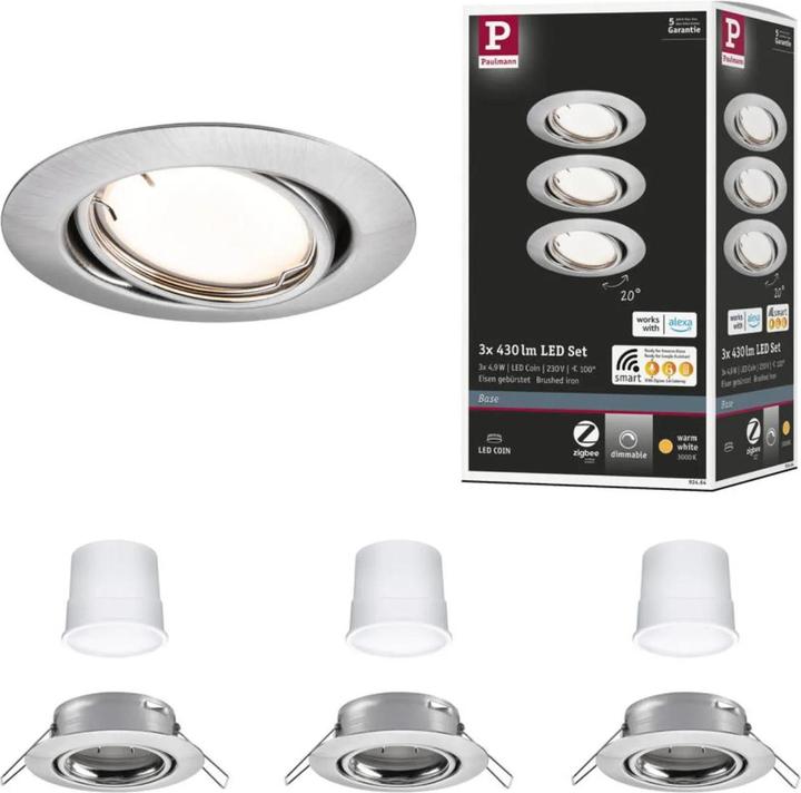 Produktbild Paulmann Einbauleuchte Base Set (430 lm)