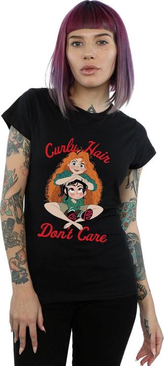 Actual product image Disney Womens/Ladies Wreck It Ralph Merida And Vanellope Cotton T-Shirt (XXL)