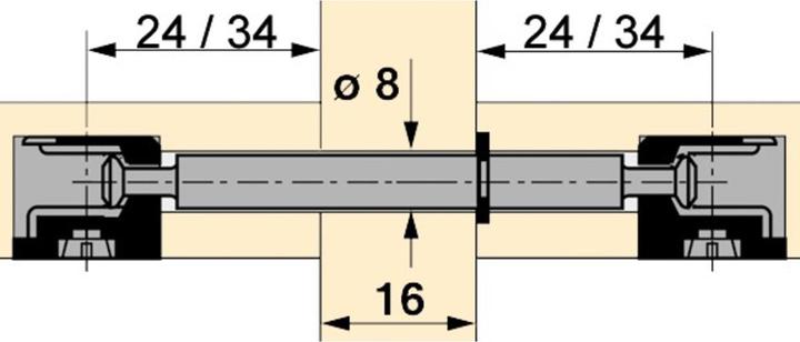 Produktbild Hettich Du 868 (Einpressdübel, 1 Stk.)