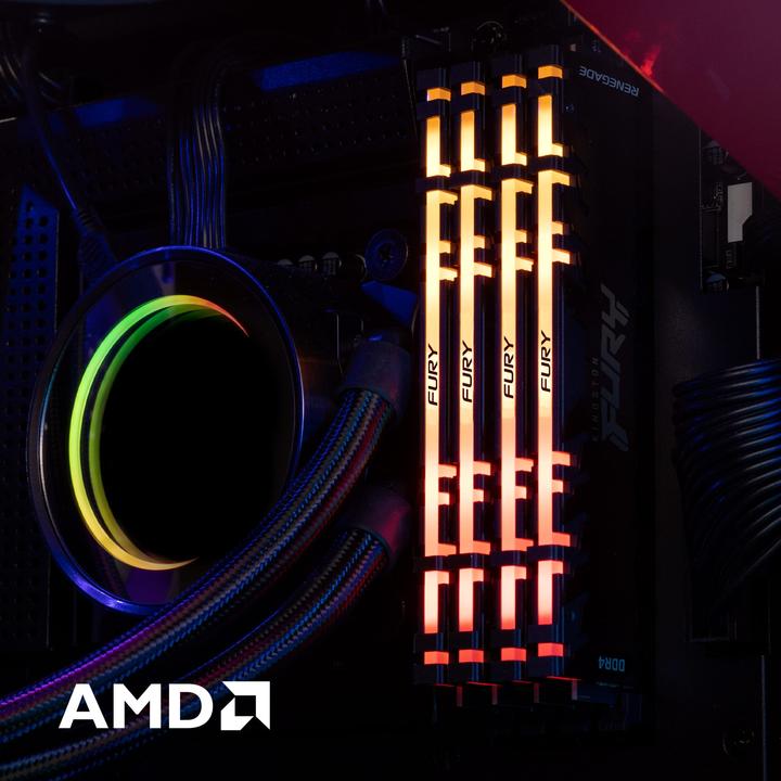 Actual product image Kingston FURY Renegade RGB (4 x 8GB, 3600 MHz, DDR4-RAM, DIMM)