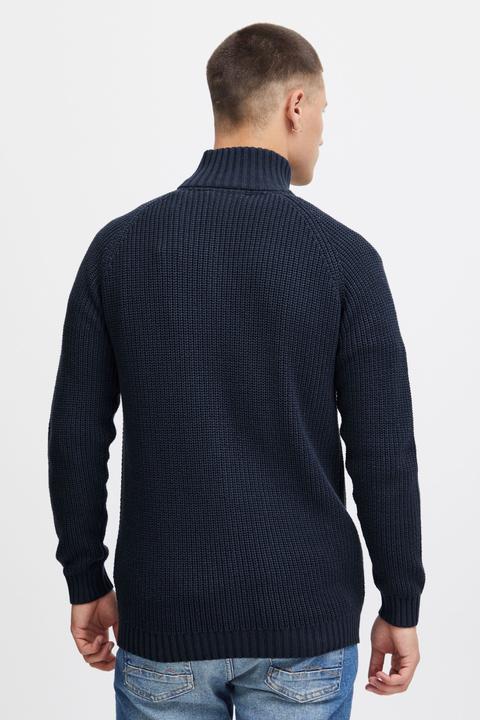 Image du produit Solid Xenos Cardigan Gilet Veste En Grosse Maille Pour Homme Avec Col Droit 100% Coton (M)