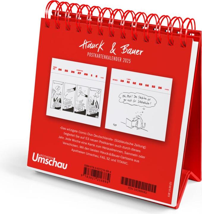 Immagine prodotto Calendario di cartoline Hauck & Bauer 2025 (Tedesco)