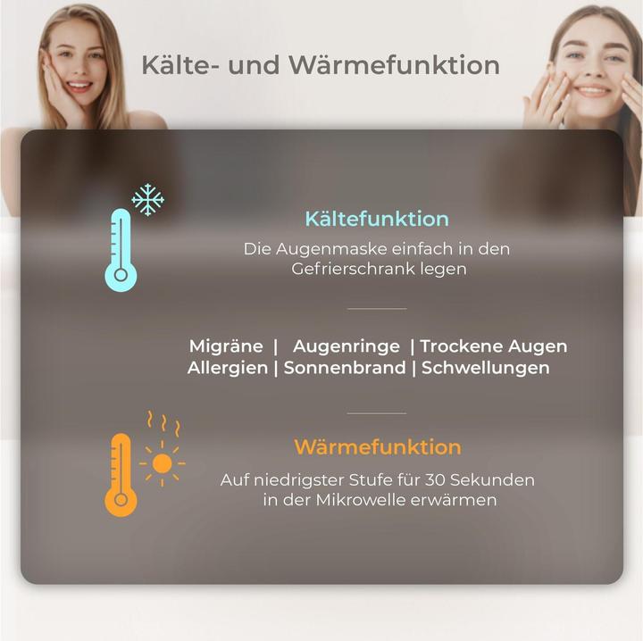 Produktbild Quick Aid Augenmaske mit Kälte- und Wärmefunktion (498.67 ml)