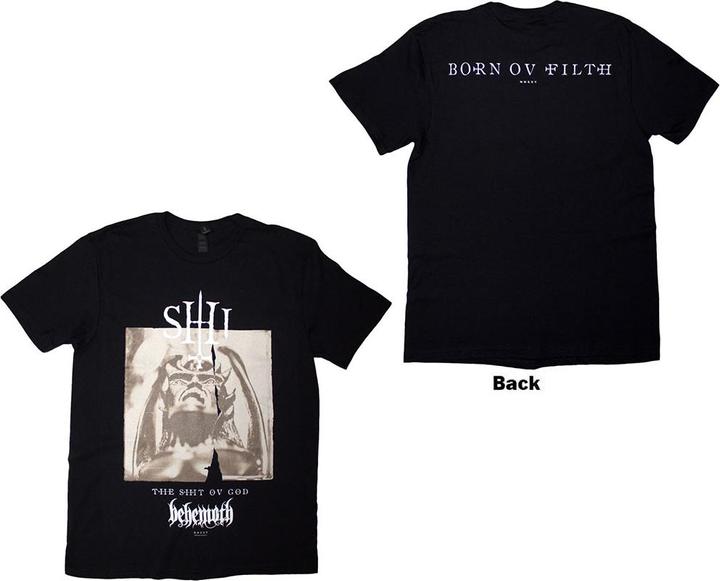 Behemoth The Shit Ov God Parchment Back Print