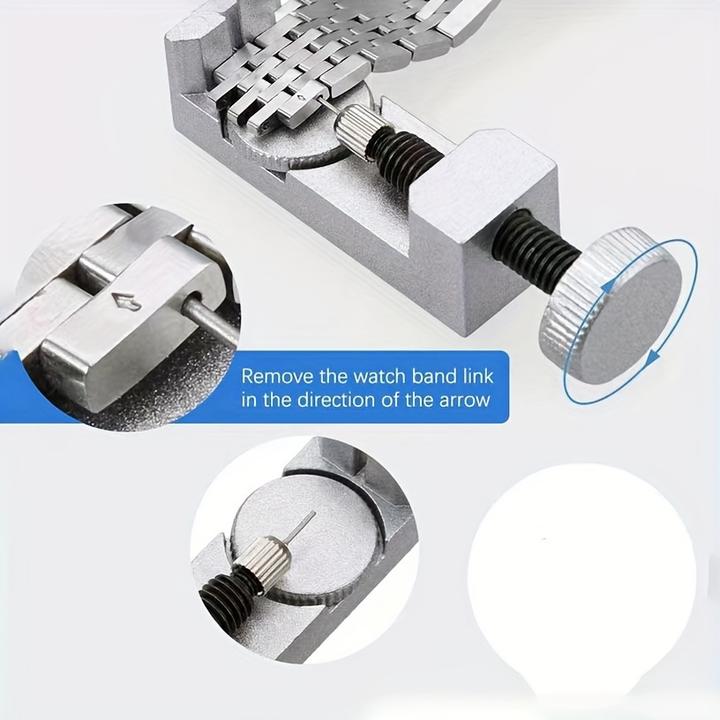 Immagine prodotto PhoneLook Uhren Einstellset mit Stiftentferner und Reparaturwerkzeugen für Metallarmbänder