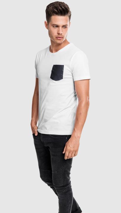 Actual product image Urban Classics Synthetic Leather Pocket Tee (M)