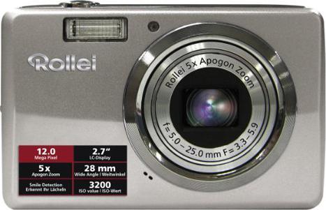Image du produit Rollei Compactline 350, 12 MPixels, zoom 5x, argenté