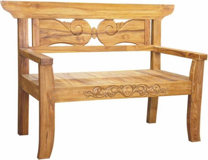 Immagine prodotto Garden Pleasure Panchina da giardino Padar 940229 in legno naturale 135,0 cm