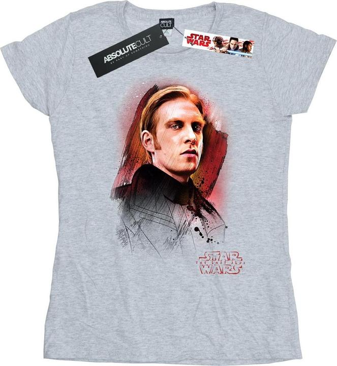 Actual product image Star Wars Womens/Ladies The Last Jedi General Hux Brushed Cotton T-Shirt (L)