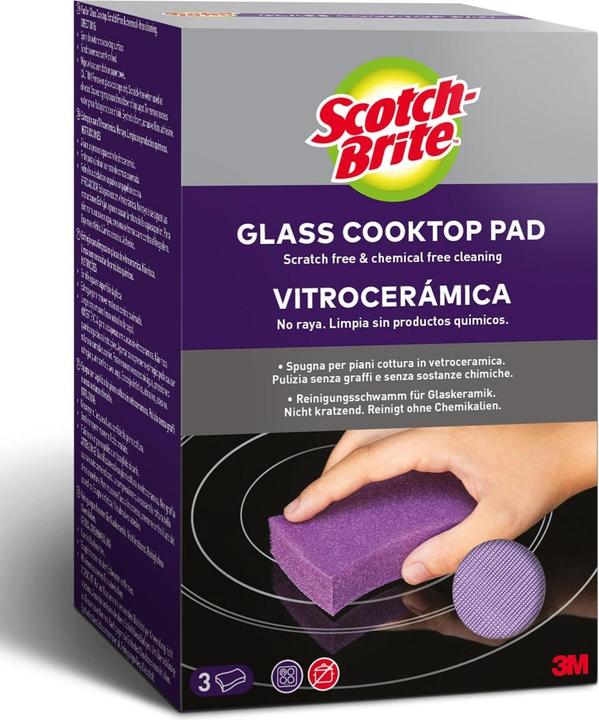 Produktbild Scotch-Brite Glaskeramik-Reinigungsschwamm (3 Stk.)