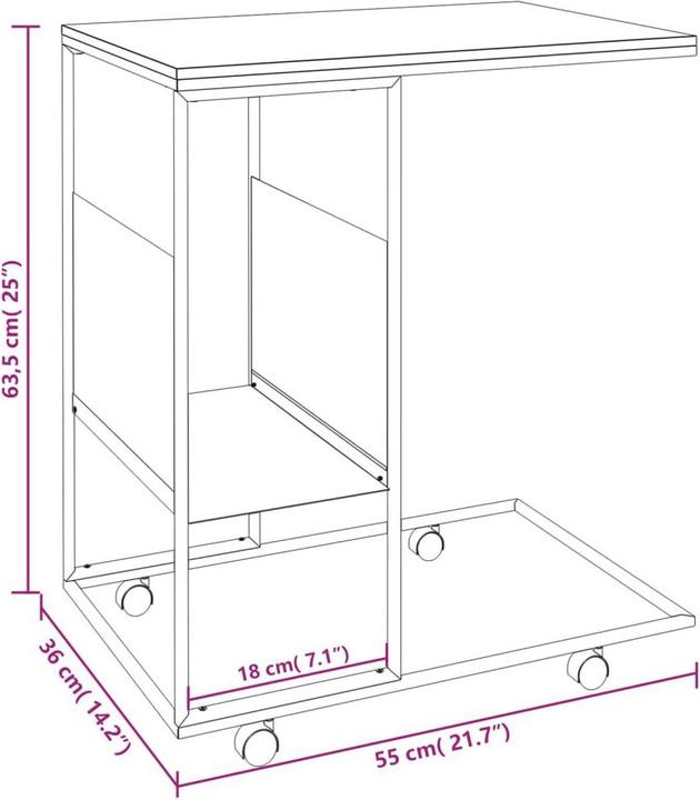 Produktbild VidaXL Peppina (55 x 36 x 63.5 cm)