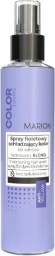 Actual product image Marion Colour Esperto Purple Color Cooling Spray Forond Dyed Hair 150Ml (Violet colour cooling spray for dyed blonde hair, 150 ml)