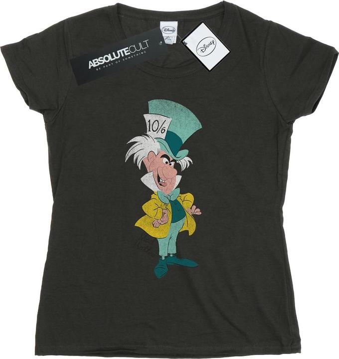Actual product image Disney Womens/Ladies Classic Mad Hatter Cotton T-Shirt (XXL)
