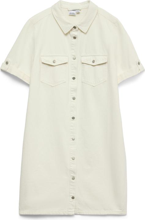 Vero Moda Vmjennie Ss Short Denim Dress Ga Noos