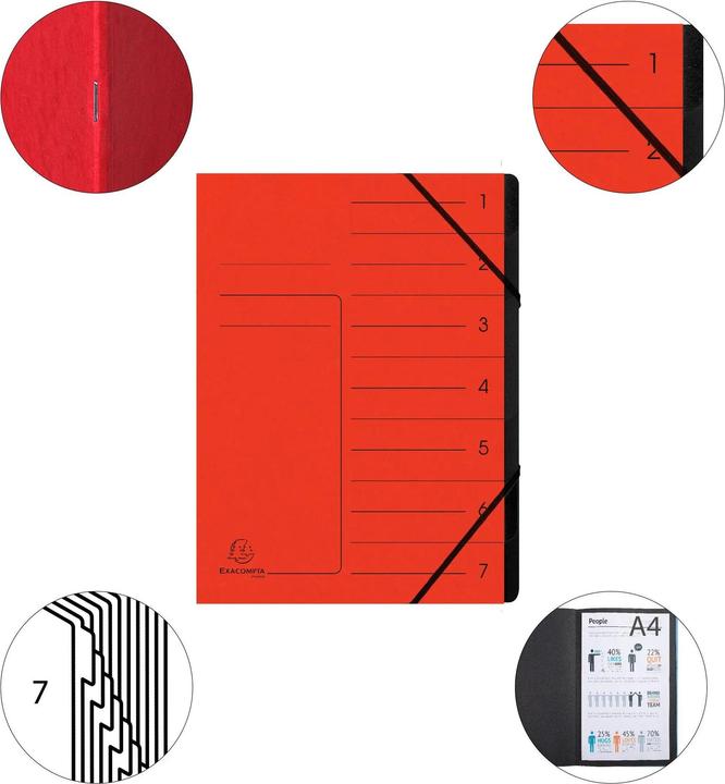 Productafbeelding Exacompta Geniete dossiermappen (A4, 1 x)