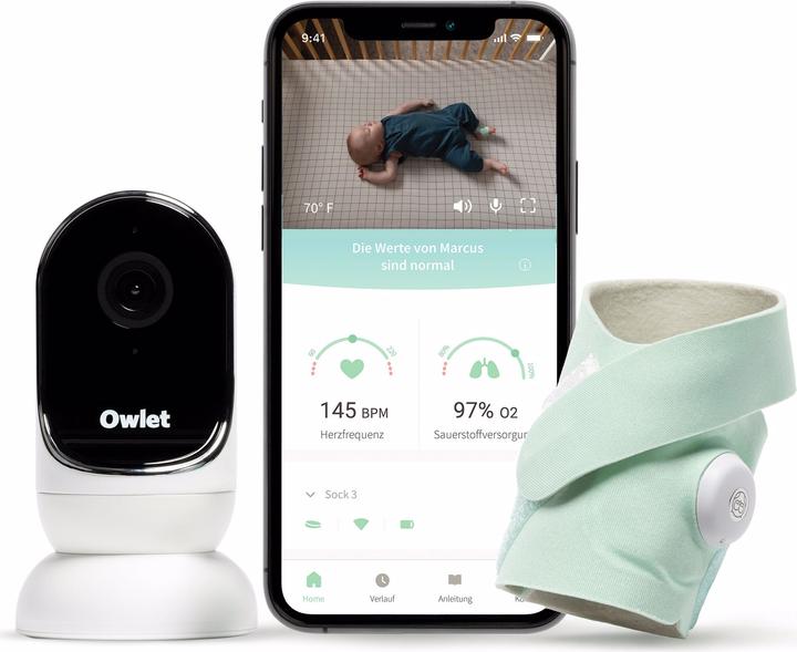 Produktbild Owlet Monitor Duo (Babyphone mit Kamera, 30 m)