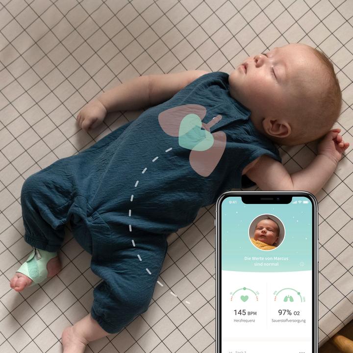 Produktbild Owlet Smart Sock 3 (Babyphone Audio, 30 m)