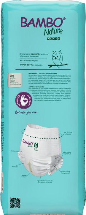 Produktbild Abena Bambo Nature Pants 6 XXL 18+kg Tall (Gr. 6, 40 Stück)