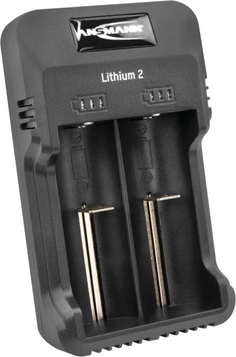 Produktbild Ansmann Lithium 2 (2 Stk., 14500, 16340, 17670, 18500, 18650, 22650, 26650, AAA, AA, Ladegerät ohne Akku)