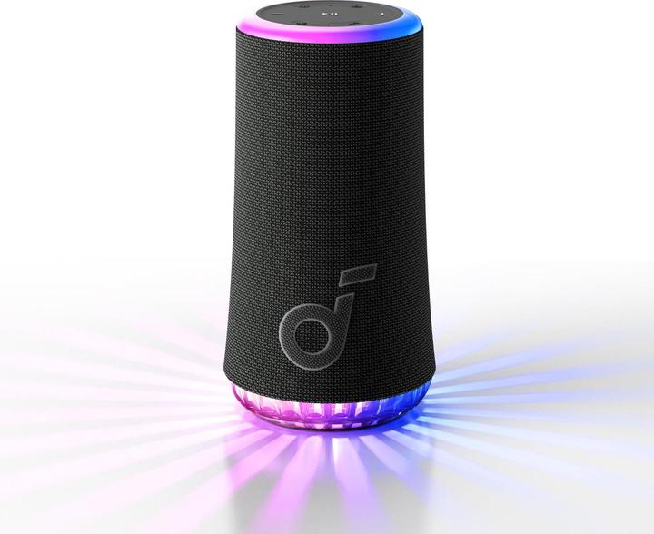 Produktbild soundcore Głośnik Glow Czarny (18 h, Stromversorgung über USB)