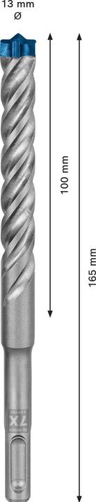 Produktbild Bosch Professional Zubehör EXPERT SDS plus-7X Hammerbohrer, 13 x 100 x 165 mm (13 mm)