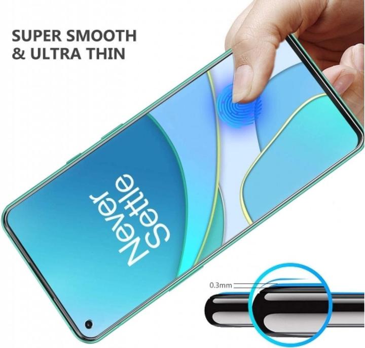 Actual product image Screenguard OnePlus 9 Pro armored glass protective film Case Friendly Design (1 Piece, OnePlus 9 Pro)