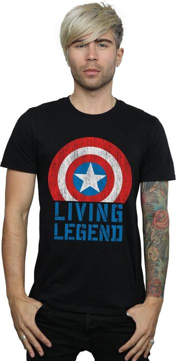 Immagine prodotto Captain America Living Legend Maglietta Uomo (M)