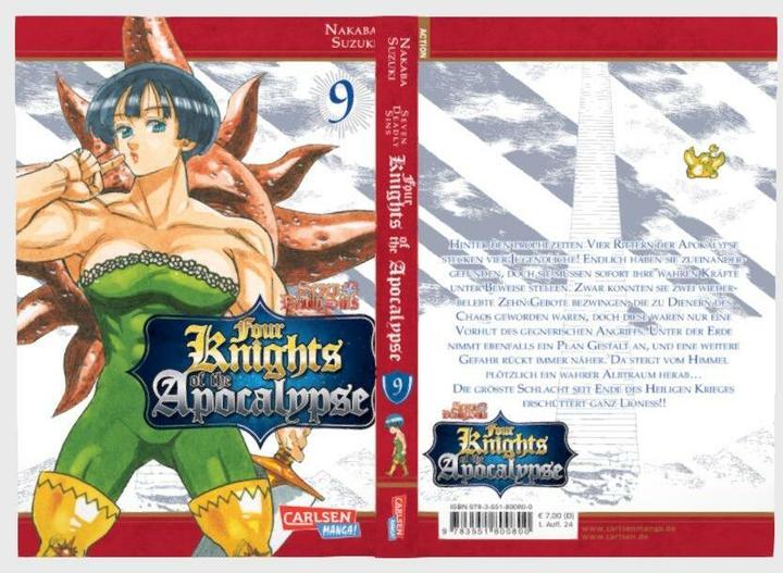 Immagine prodotto Seven Deadly Sins: Four Knights of the Apocalypse 9 (Tedesco, Suzuki Nakaba, Lasse Christian Christiansen, 2024)