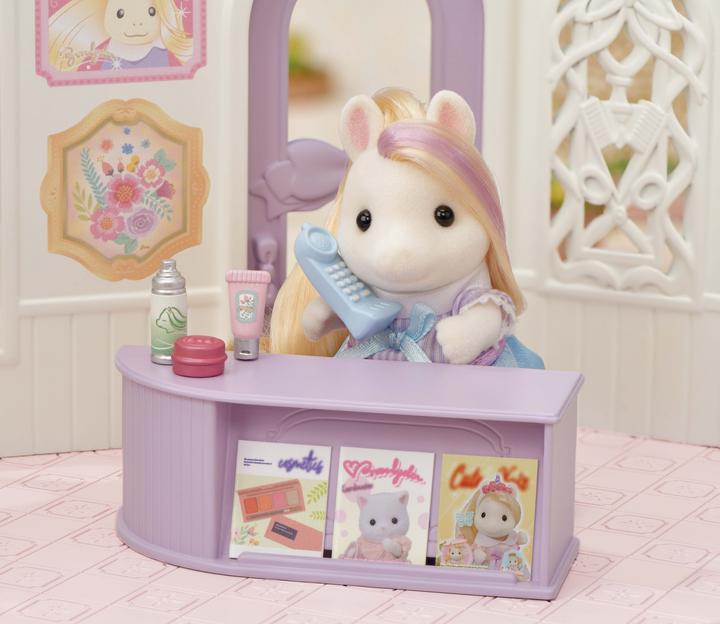 Image du produit Sylvanian Families Salon de coiffure Pony's Stylish Hair Salon