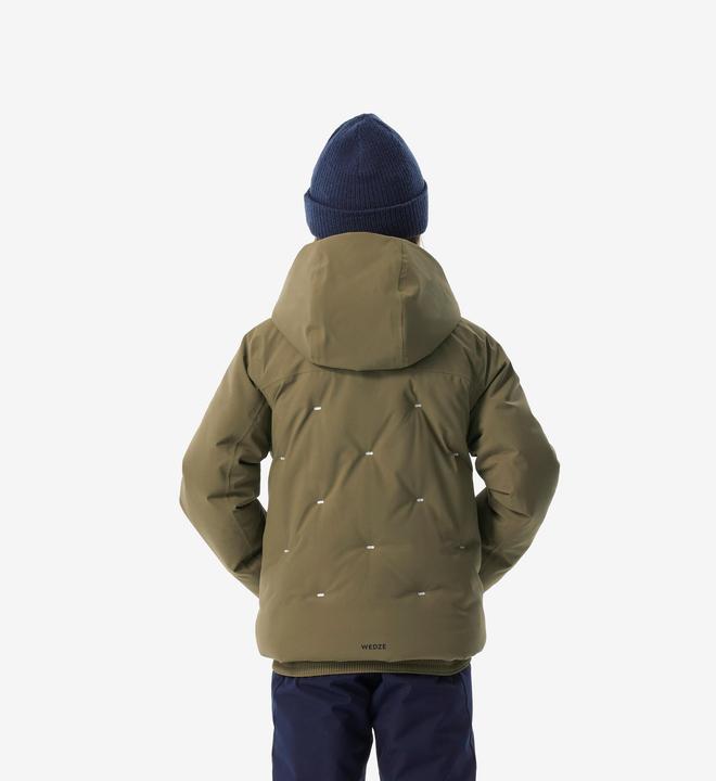 Produktbild Wedze Skijacke Kinder wattiert warm wasserdicht - Piste 500 khaki (146)