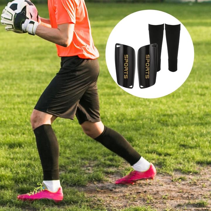 Image du produit Cbx Set de football Chaussettes de football et protège-tibias Taille L Noir (L)