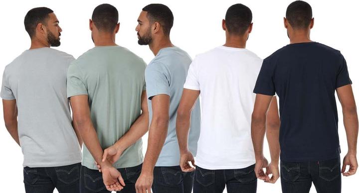 Immagine prodotto Jack & Jones Maglietta Girocollo Uomo Misura Confezione 5 (S)