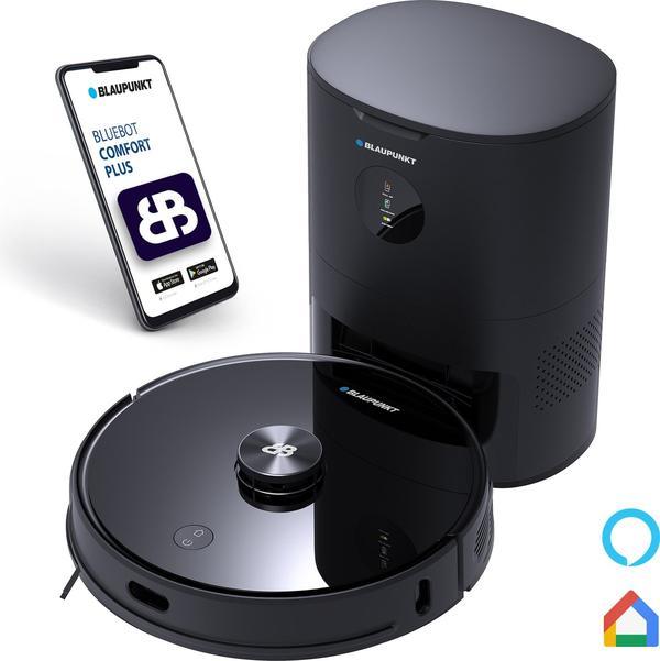 Blaupunkt Bluebot Comfort plus BPK-VCBB1CTP - Robotstofzuiger met Dweilfunctie - Automatisch Afzuigstation - L (Robot vacuum)