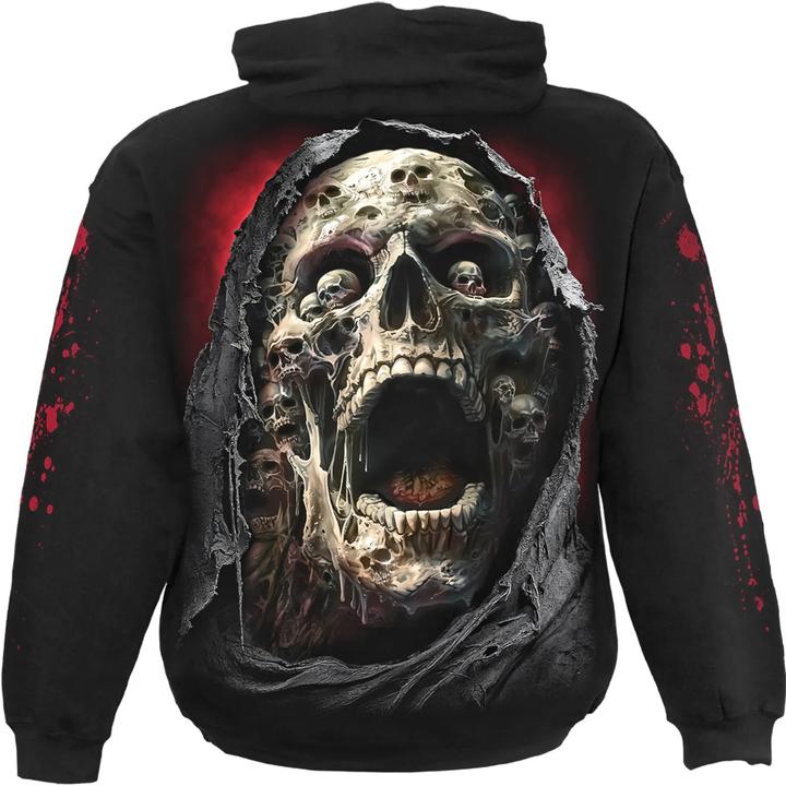 Actual product image Spiral Unisex Adult Screaming Death Hoodie (XL)